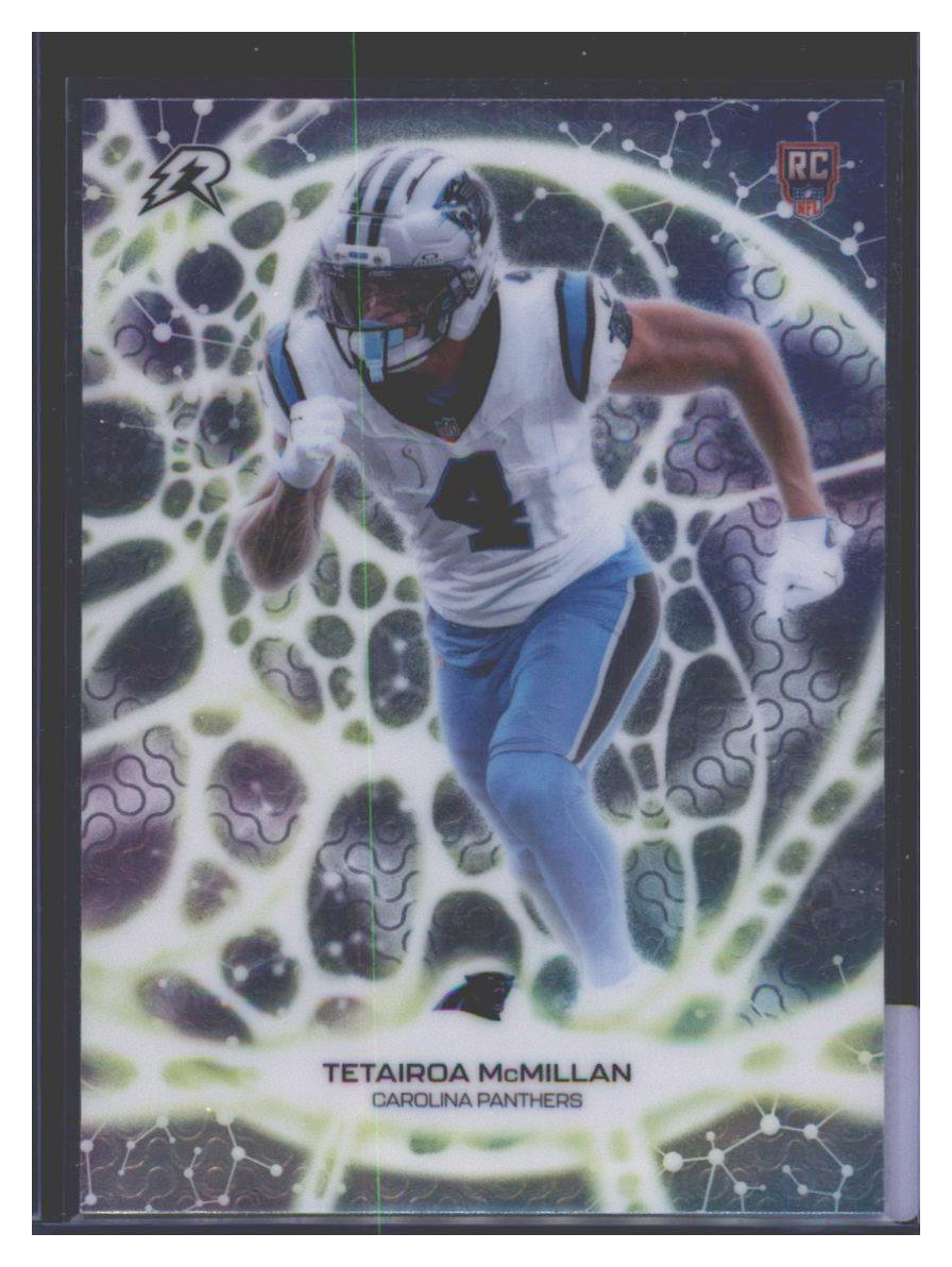 Photo 1 of 2025 Panini Revolution Football Panini Revolution Football Protonyx Tetairoa McMillan #PT-9