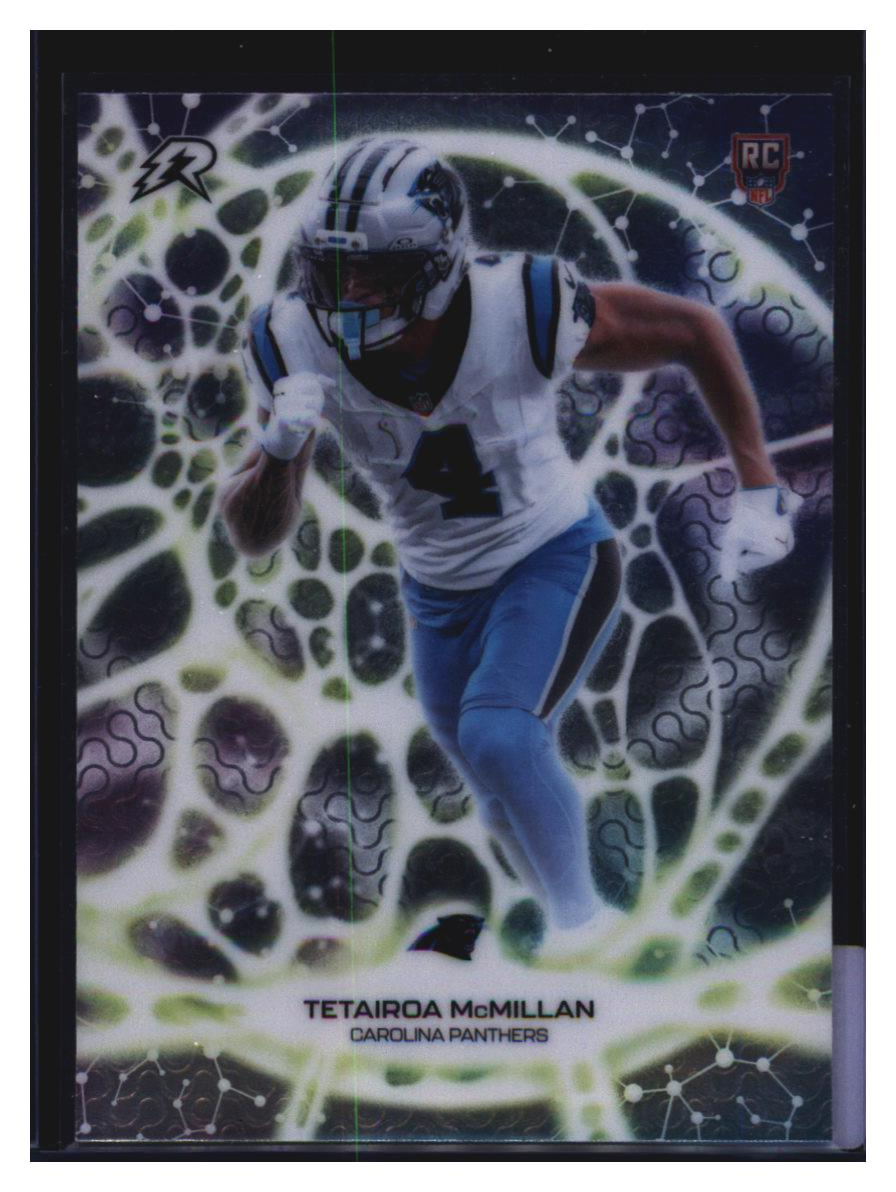 Photo 2 of 2025 Panini Revolution Football Panini Revolution Football Protonyx Tetairoa McMillan #PT-9