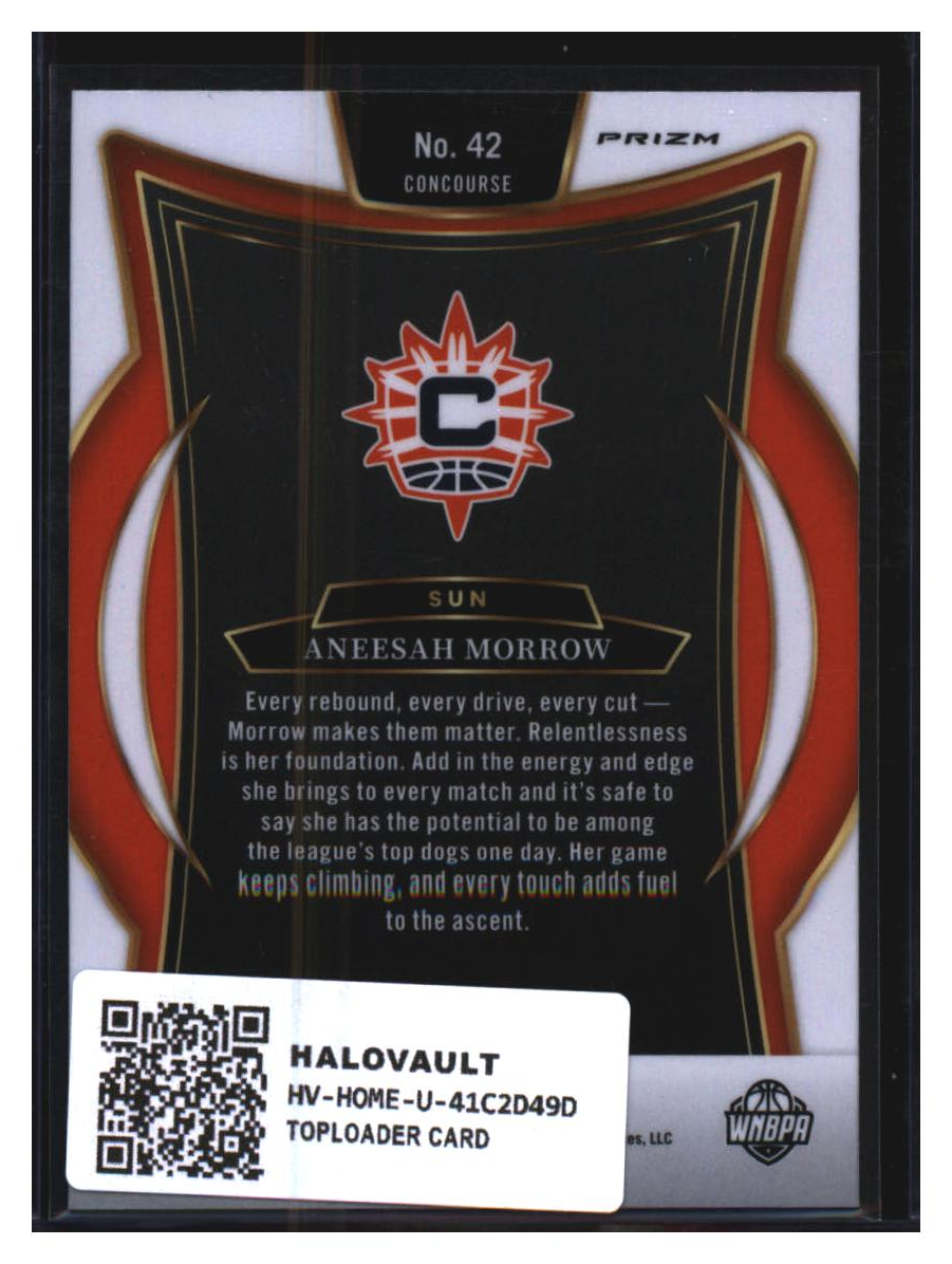 Photo 2 of Panini Select 25 Concourse Prizm Aneesah Morrow #42
