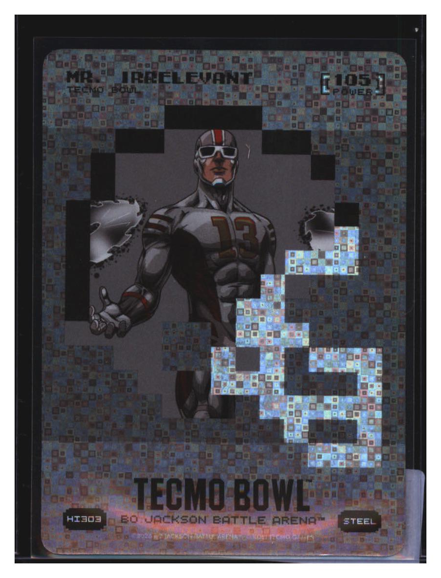 Photo 2 of 2026 Bo Jackson Battle Arena Tecmo Bowl Edition Helmet Icon Battlefoil Mr. Irrelevant (Brock Purdy) #HI303