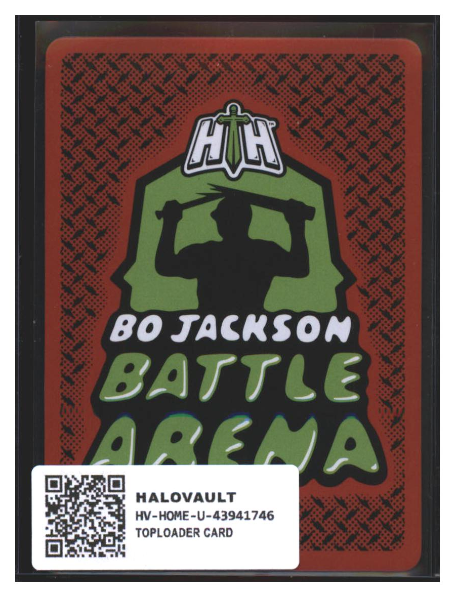 Photo 4 of 2024 Bo Jackson Battle Arena Battlefoil Tecmo Bowl Battlefoil First Edition Slaughterhouse (Webster Slaughter) #BF355