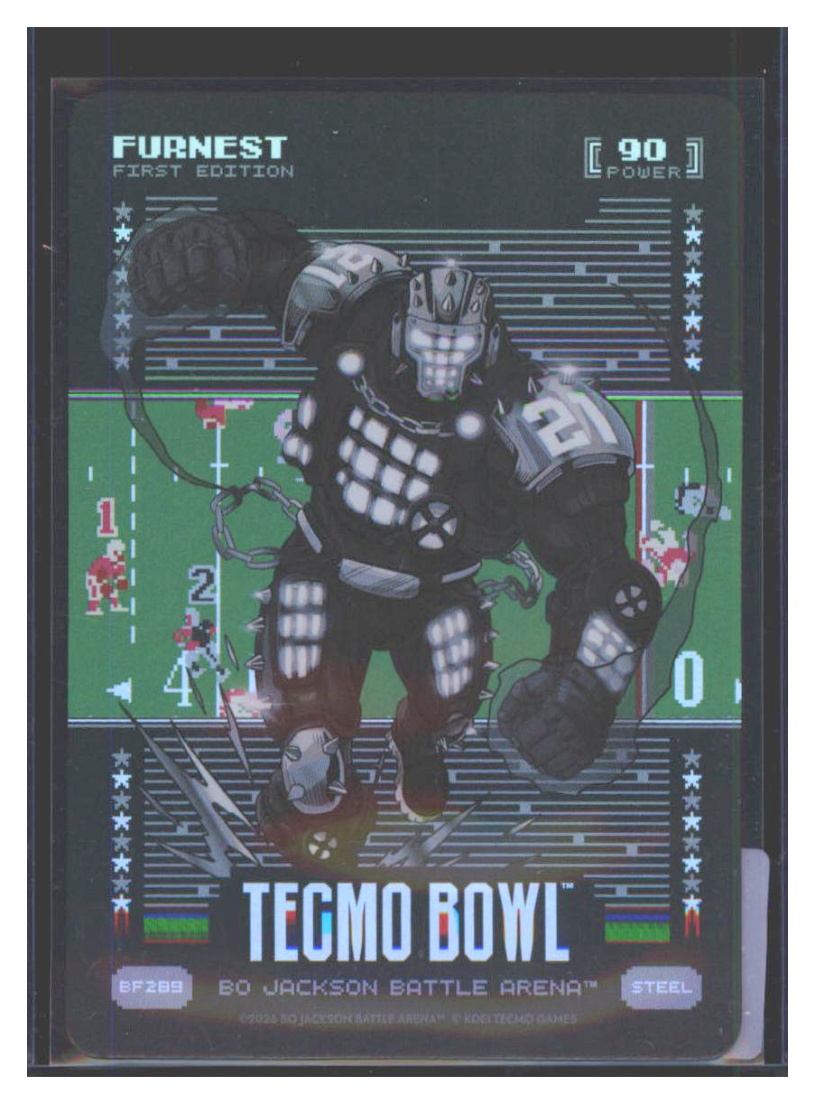 Photo 1 of 2024 Bo Jackson Battle Arena Tecmo Bowl Battlefoil Furnest (Earnest Byner) #BF289