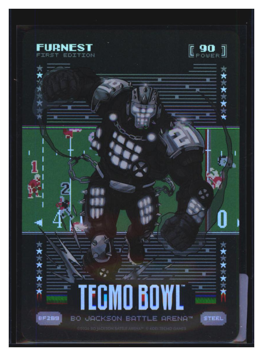 Photo 2 of 2024 Bo Jackson Battle Arena Tecmo Bowl Battlefoil Furnest (Earnest Byner) #BF289