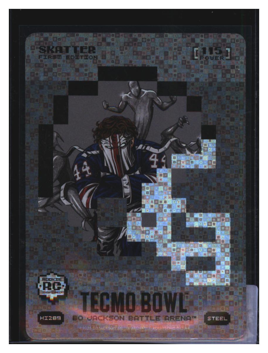 Photo 2 of 2025 Bo Jackson Battle Arena Tecmo Bowl Helmet Icon Battlefoil Skatter (Cam Skattebo) #HI289