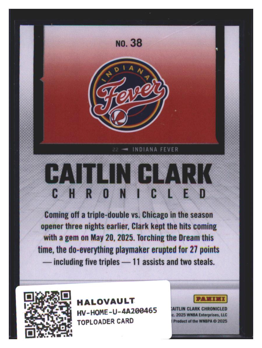 Photo 7 of Panini Caitlin Clark Chronicled Panini Caitlin Clark Chronicled #38