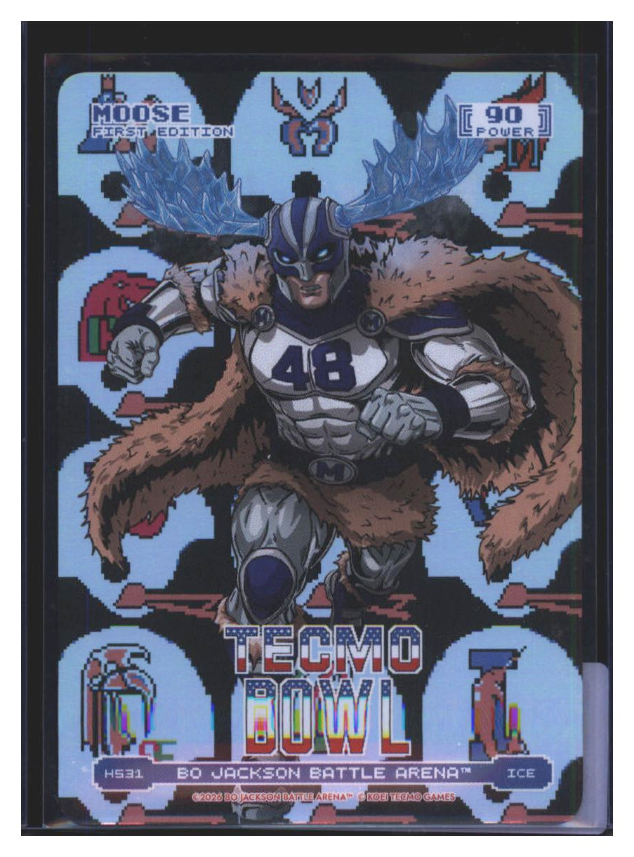 Photo 77 of 2026 Bo Jackson Battle Arena Tecmo Bowl Edition Helmets Battlefoil Moose (Daryl Johnston) #H531