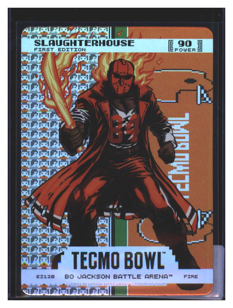 Photo 229 of 2026 Bo Jackson Battle Arena Tecmo Bowl Edition Endzone Battlefoil Slaughterhouse (Webster Slaughter) #EZ128