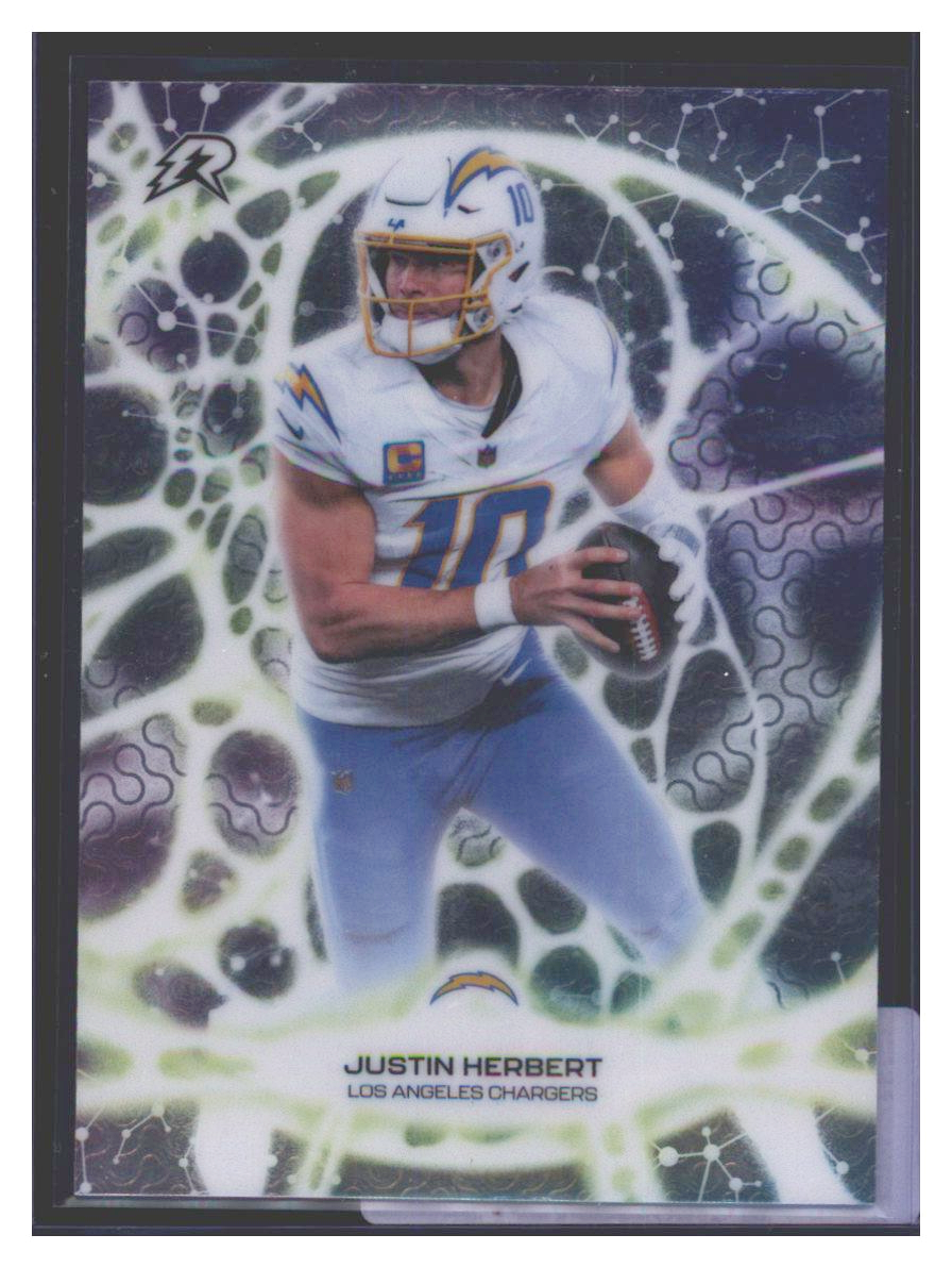 Photo 1 of 2025 Protonyx Silver Prizm Justin Herbert #PT-7