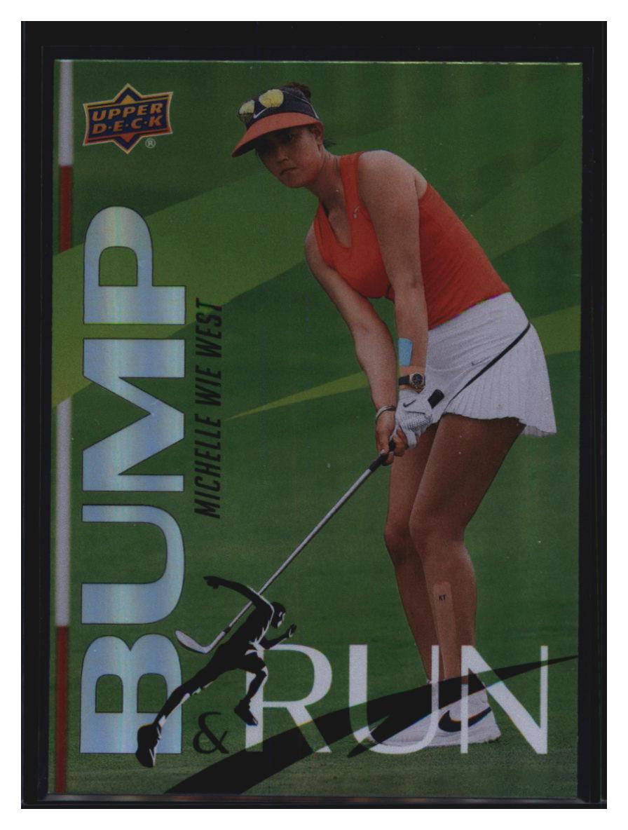 Photo 2 of 2018 Upper Deck Bump & Run Michelle Wie West #BR-11