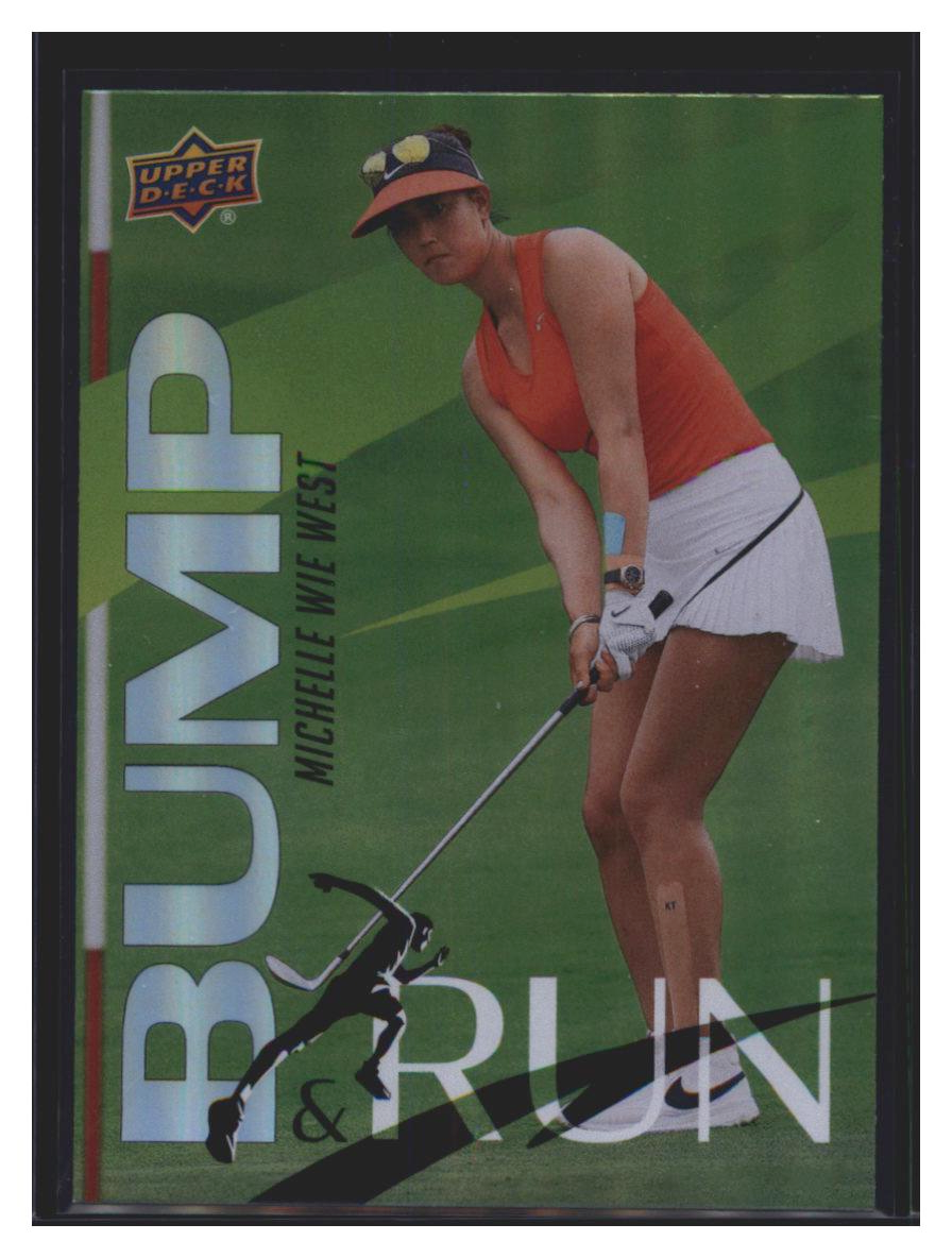 Photo 4 of Upper Deck Upper Deck Golf Bump & Run Michelle Wie West #BR-11