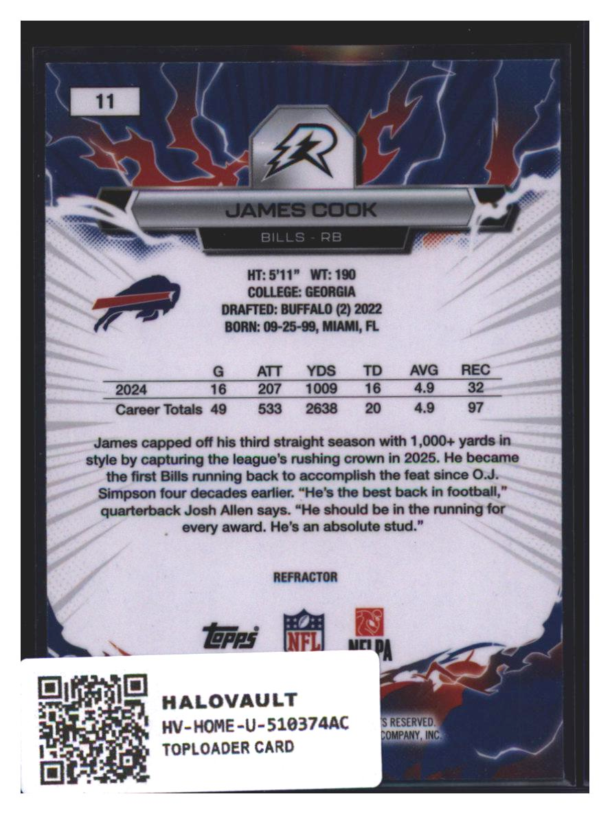 Photo 7 of 2024 Topps Refractor James Cook #11