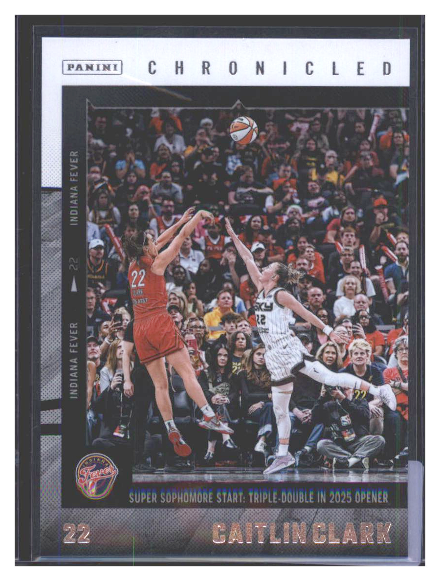Photo 1 of 2025 Panini Chronicked Caitlin Clark #22