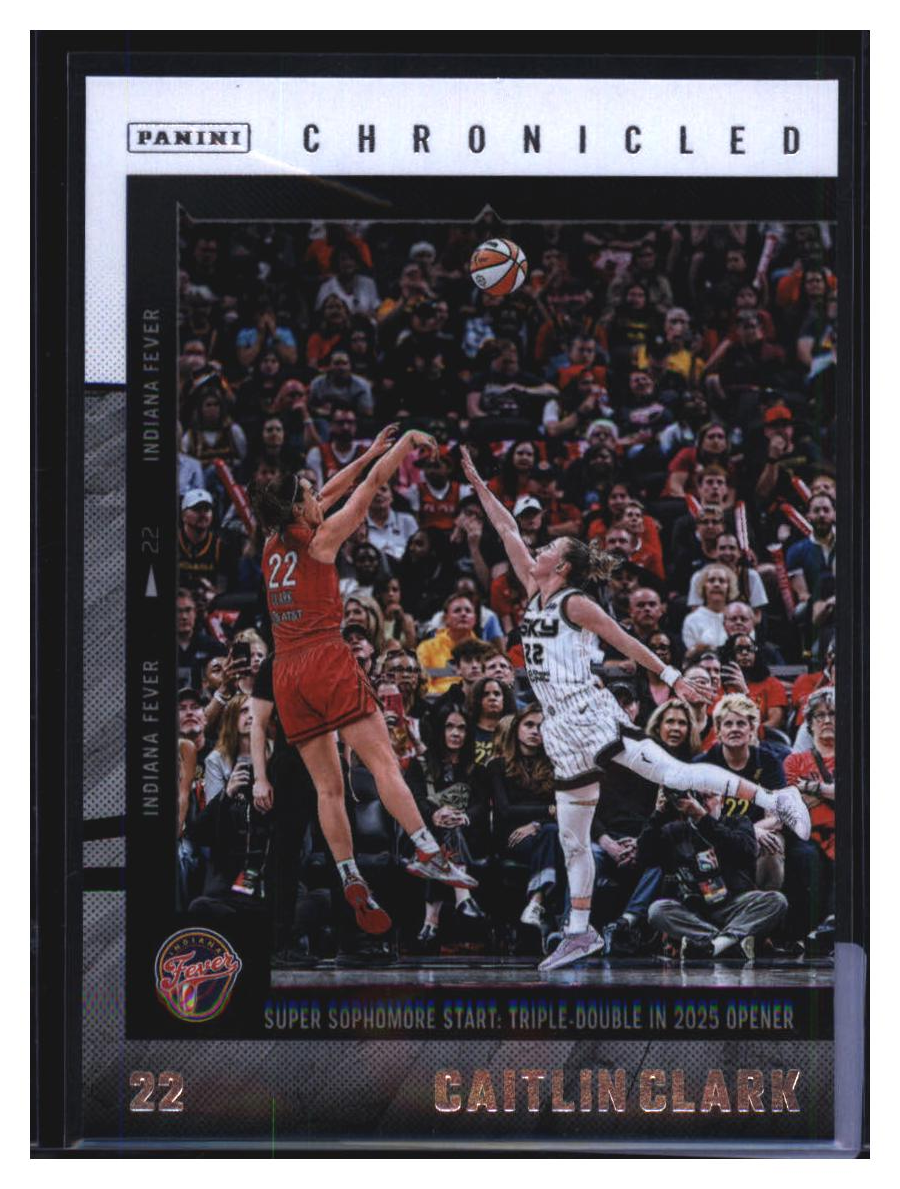 Photo 2 of 2025 Panini Panini Chronicles Chronicled Caitlin Clark #20