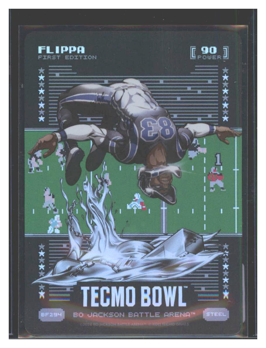Photo 1 of 2024 Bo Jackson Battle Arena Bo Jackson Battle Arena Tecmo Bowl Battlefoil Flippa (Flipper Anderson) #BF294