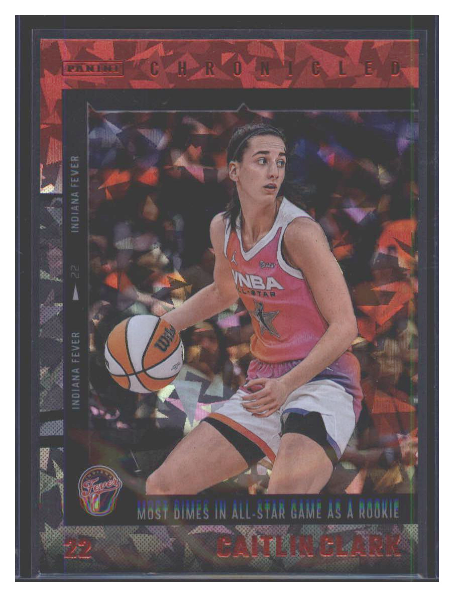 Photo 1 of Panini Chronicled Red Caitlin Clark #22