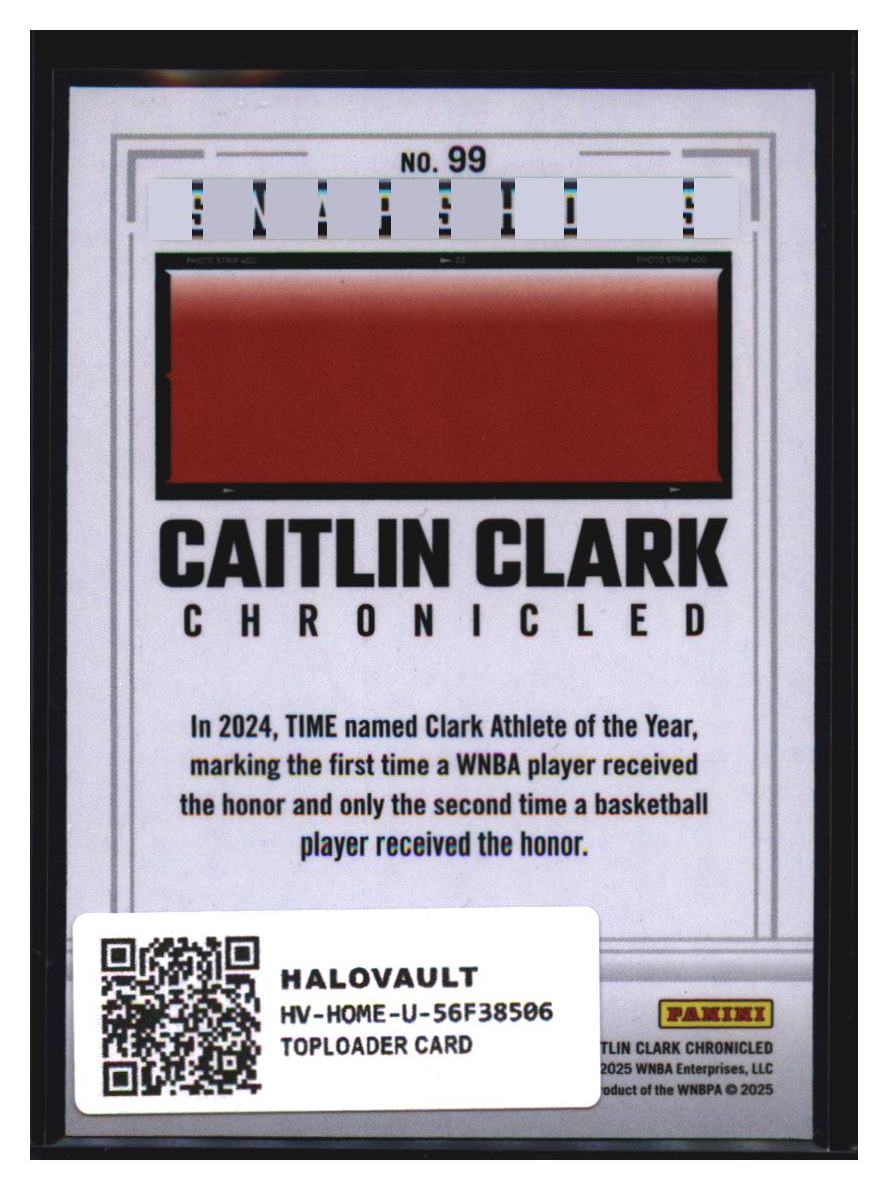 Photo 4 of 2024 Panini Chronicled Caitlin Clark #99