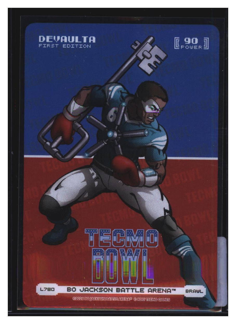 Photo 2 of 2026 Bo Jackson Battle Arena Tecmo Bowl Edition Logofoil DeVaulta (DeVonta Smith) #L780