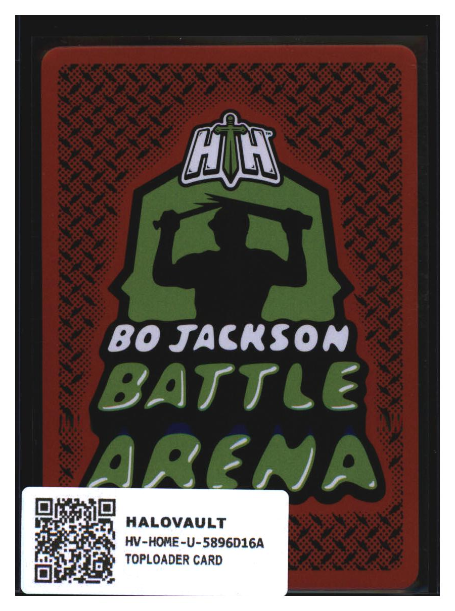 Photo 2 of 2024 Bo Jackson Battle Arena Tecmo Bowl Battlefoil McVillain (Mike Alstott) #BF265