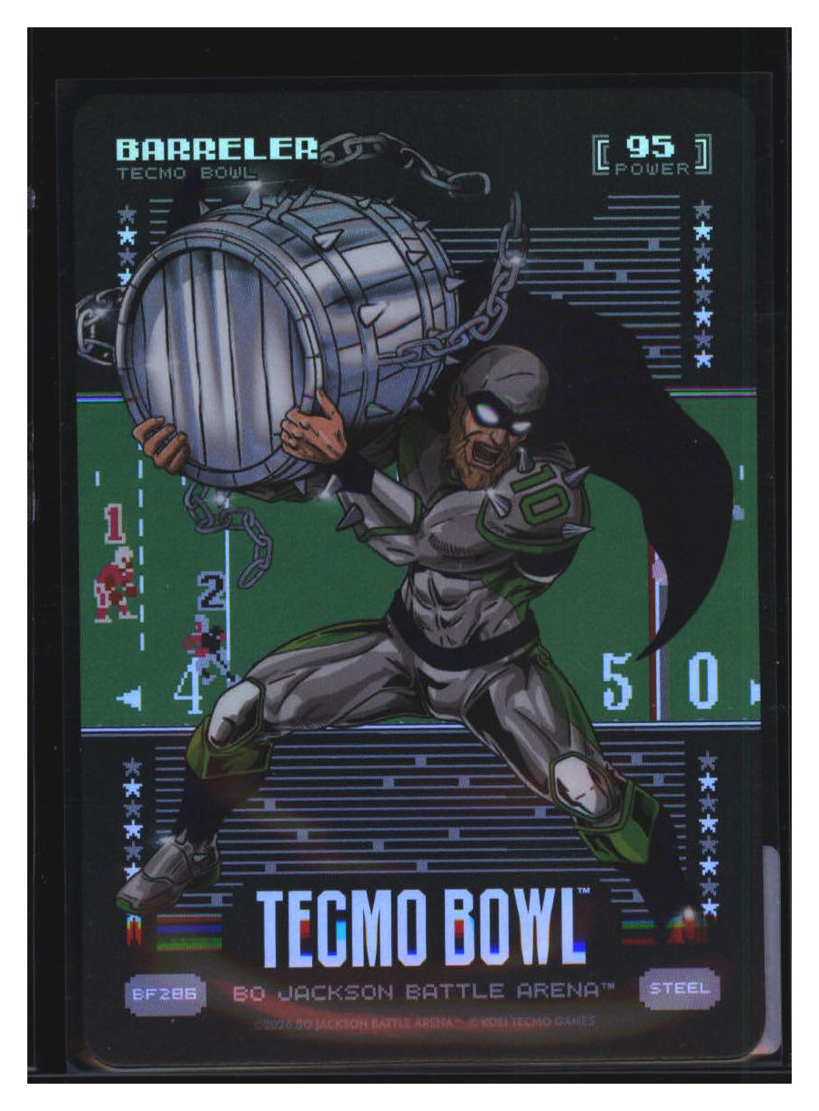 Photo 2 of 2026 Bo Jackson Battle Arena Tecmo Bowl Edition Battlefoil Barreler (Cooper Kupp) #BF286