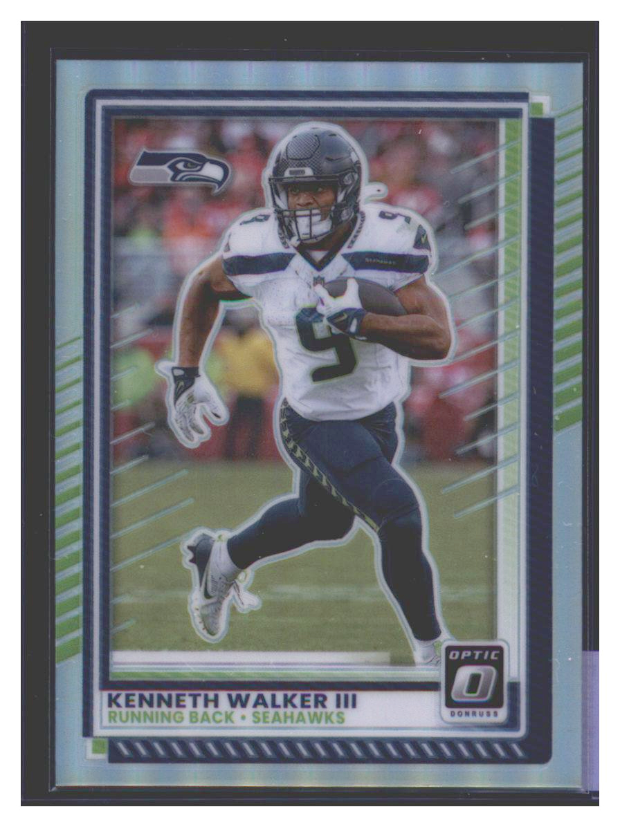 Photo 1 of 2024 Donruss Optic Green Wave Kenneth Walker III