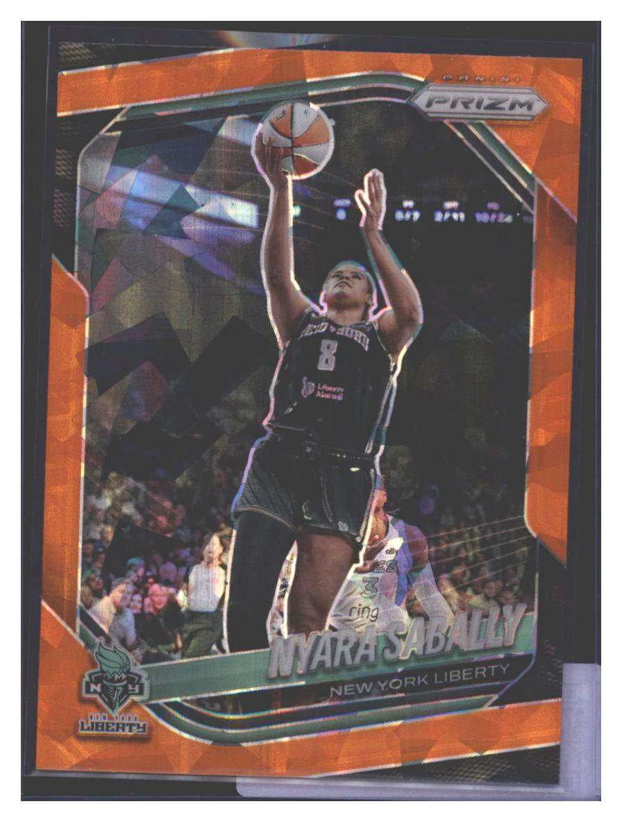 Photo 1 of 2024 Panini Prizm Panini Prizm WNBA Orange Prizm Nyara Sabally #117