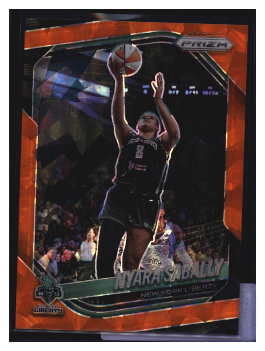 Photo 2 of 2024 Panini Prizm Panini Prizm WNBA Orange Prizm Nyara Sabally #117
