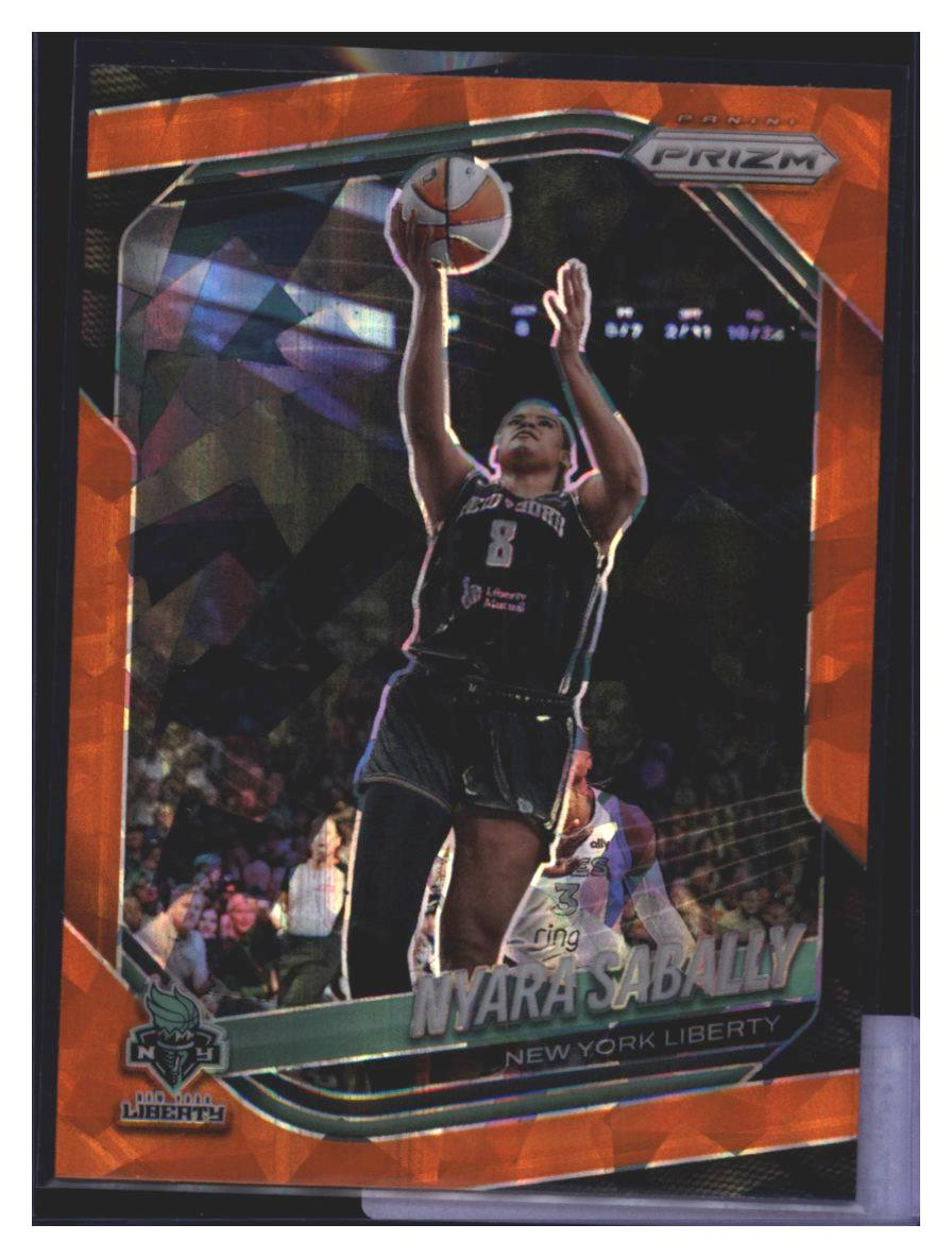 Photo 4 of 2024 Panini Prizm Panini Prizm WNBA Orange Prizm Nyara Sabally #117