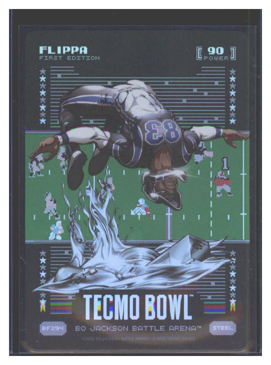 Photo 1 of 2024 Bo Jackson Battle Arena Tecmo Bowl Battlefoil Flippa (Flipper Anderson) #BF294