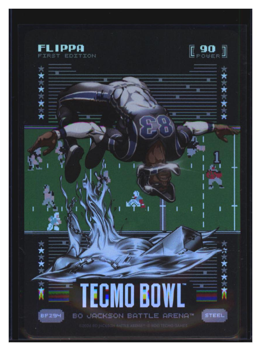 Photo 2 of 2024 Bo Jackson Battle Arena Tecmo Bowl Battlefoil Flippa (Flipper Anderson) #BF294