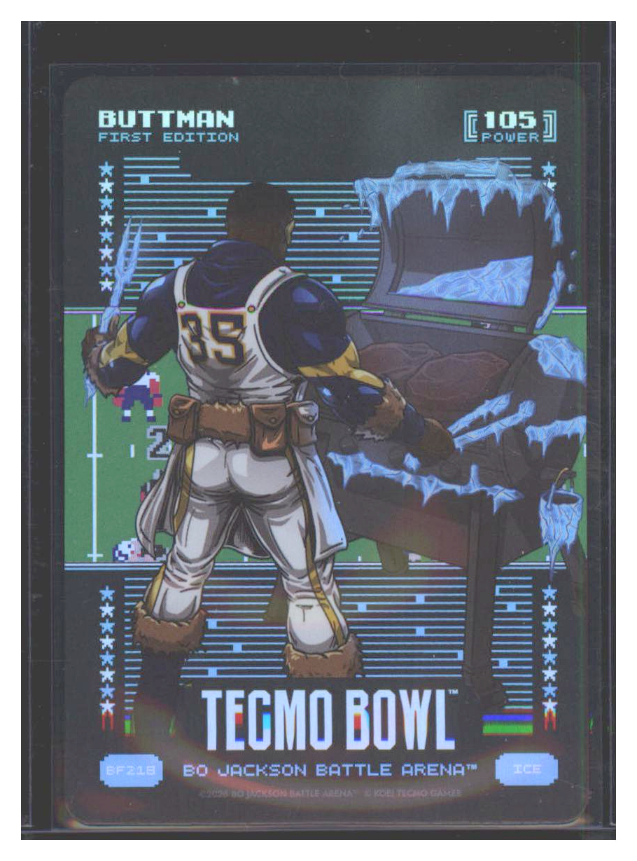 Photo 1 of 2024 Bo Jackson Battle Arena Tecmo Bowl Battlefoil Buttman (Marion Butts) #BF218