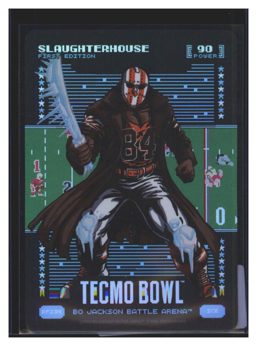 Photo 234 of 2026 Bo Jackson Battle Arena Tecmo Bowl Edition Battlefoil Slaughterhouse (Webster Slaughter) #BF235
