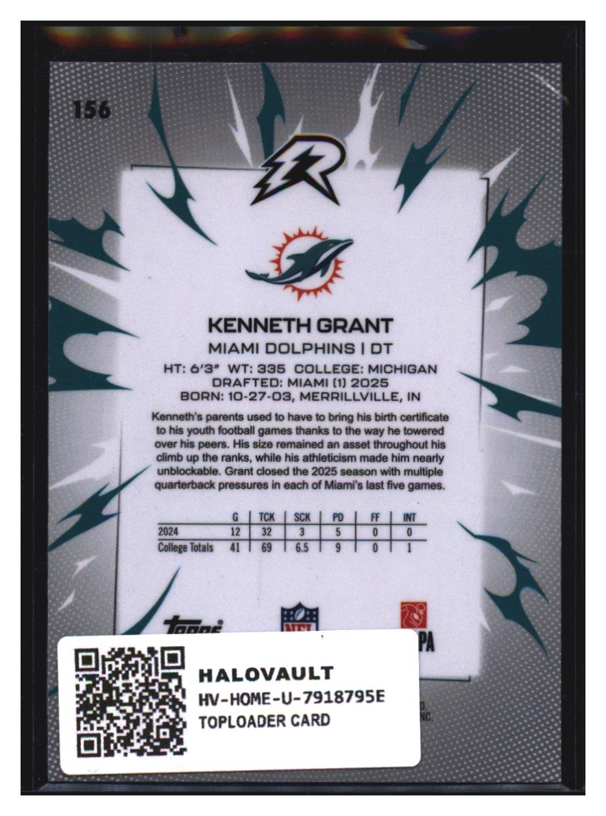 Photo 2 of 2025 Topps Kaleidoscopic Kenneth Grant #156