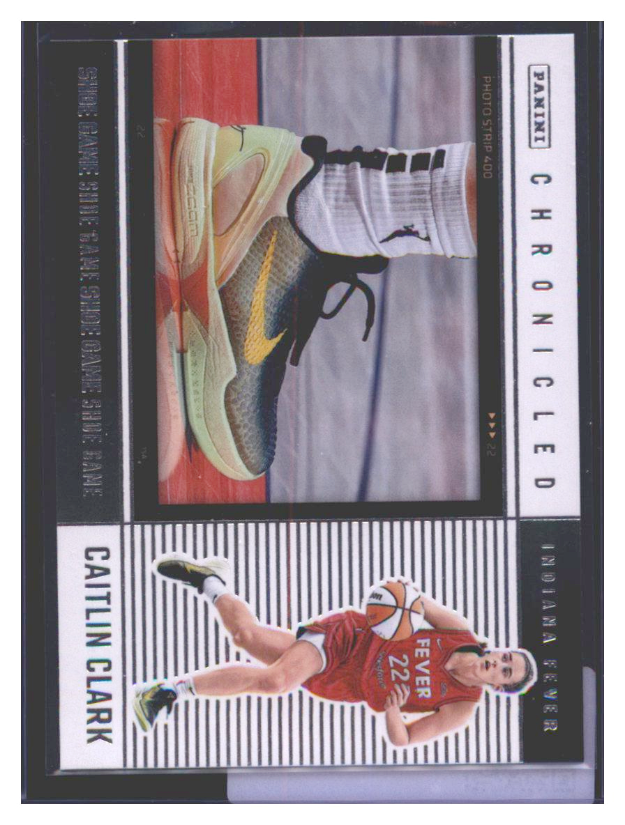 Photo 1 of 2025 Panini Chronicle Shoe Game Caitlin Clark #72