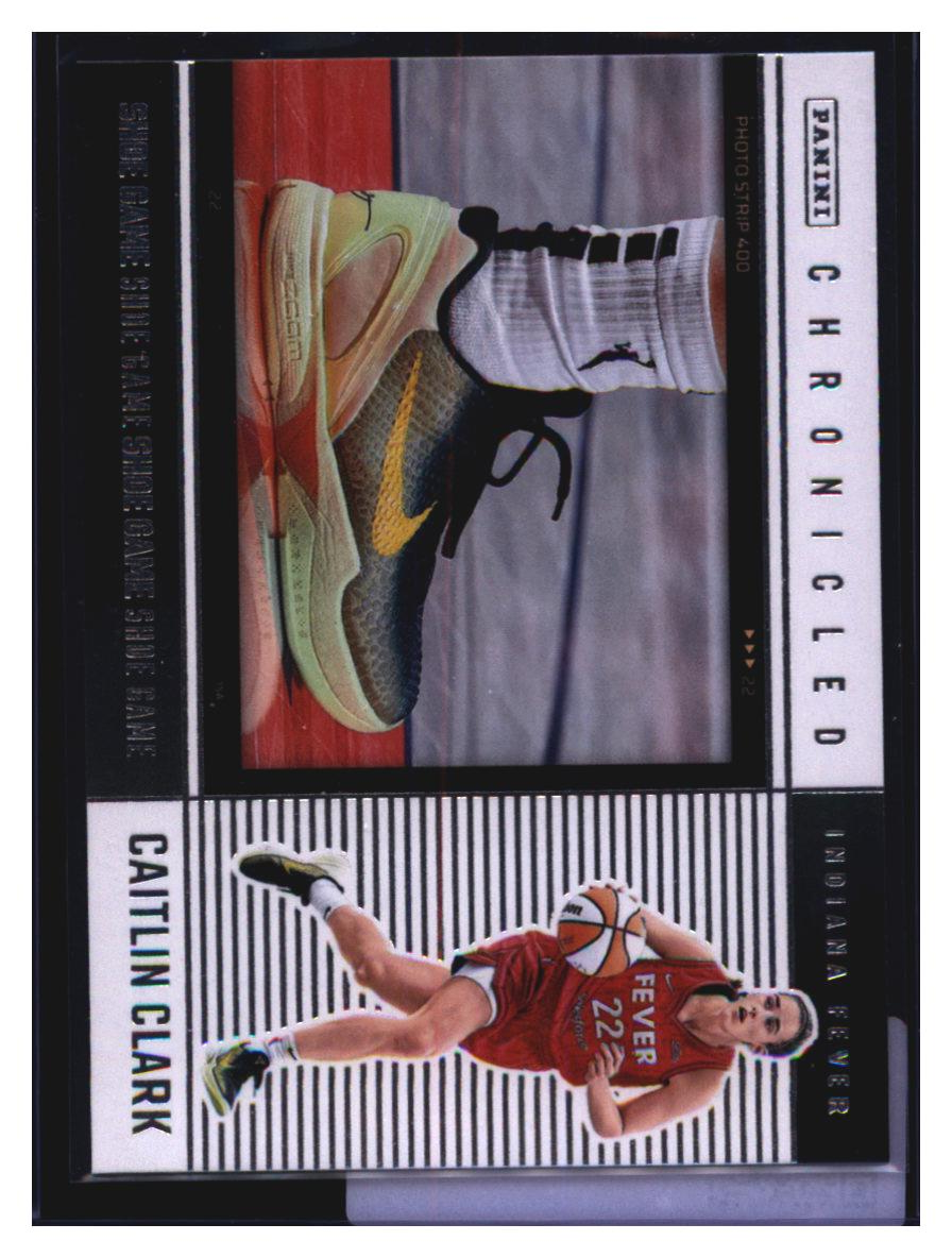 Photo 2 of 2025 Panini Chronicle Shoe Game Caitlin Clark #72