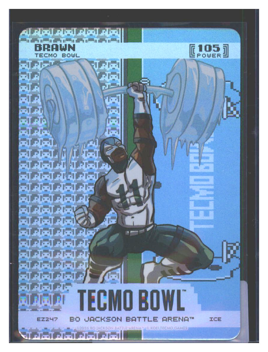 Photo 1 of 2026 Bo Jackson Battle Arena Endzone Battlefoil Tecmo Bowl Brawn (A.J. Brown) #EZ247