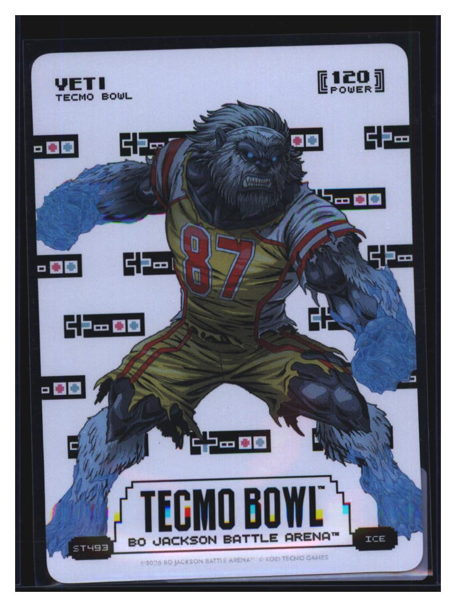 Photo 25 of 2026 Tecmo Bowl Bo Jackson Battle Arena Ice Tecmo Bowl Bo Jackson Battle Arena Ice ST493