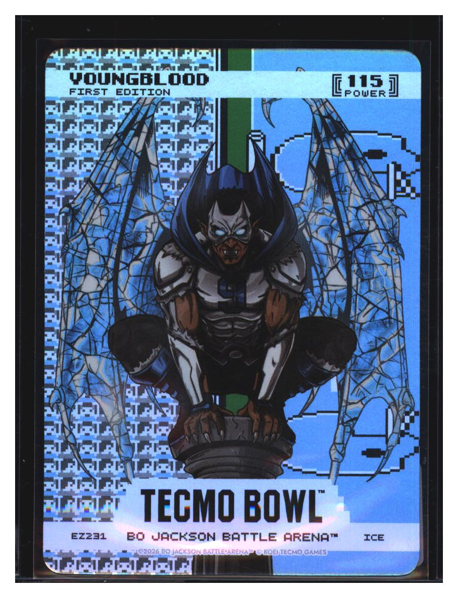 Photo 2 of 2026 Bo Jackson Battle Arena Tecmo Bowl Edition Endzone Battlefoil Youngblood (Bryce Young) #EZ231