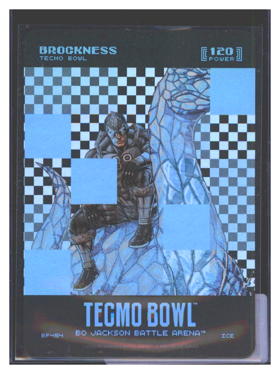 Photo 1 of 2024 Bo Jackson Battle Arena Tecmo Bowl Big Pixel Battlefoil BrockNess (Brock Bowers) #BP494
