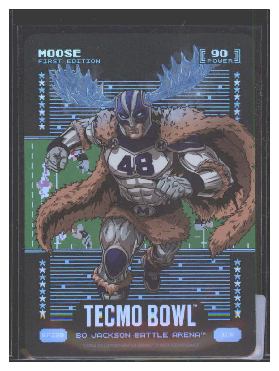 Photo 1 of 2024 Bo Jackson Battle Arena Tecmo Bowl Battlefoil Moose (Daryl Johnston) #BF239