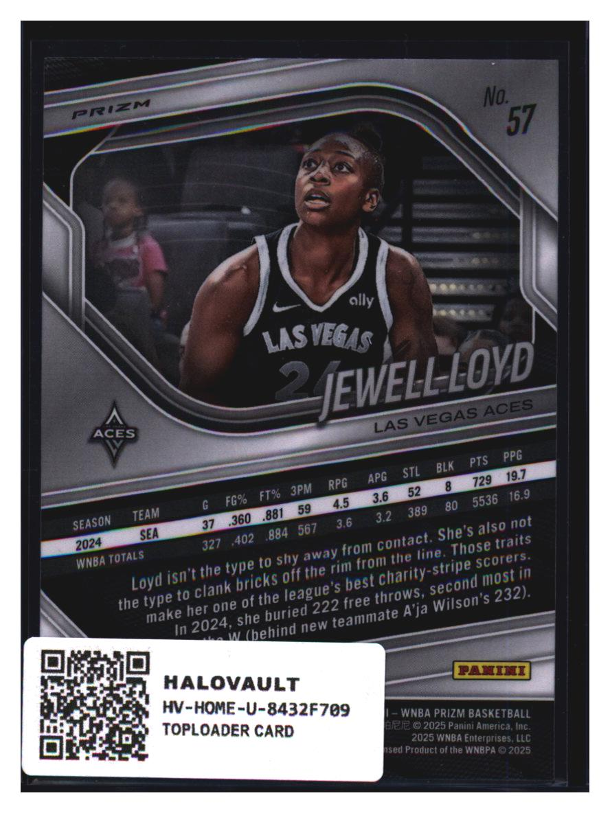 Photo 3 of 2024 Panini Prizm Silver Prizm Jewell Loyd #57