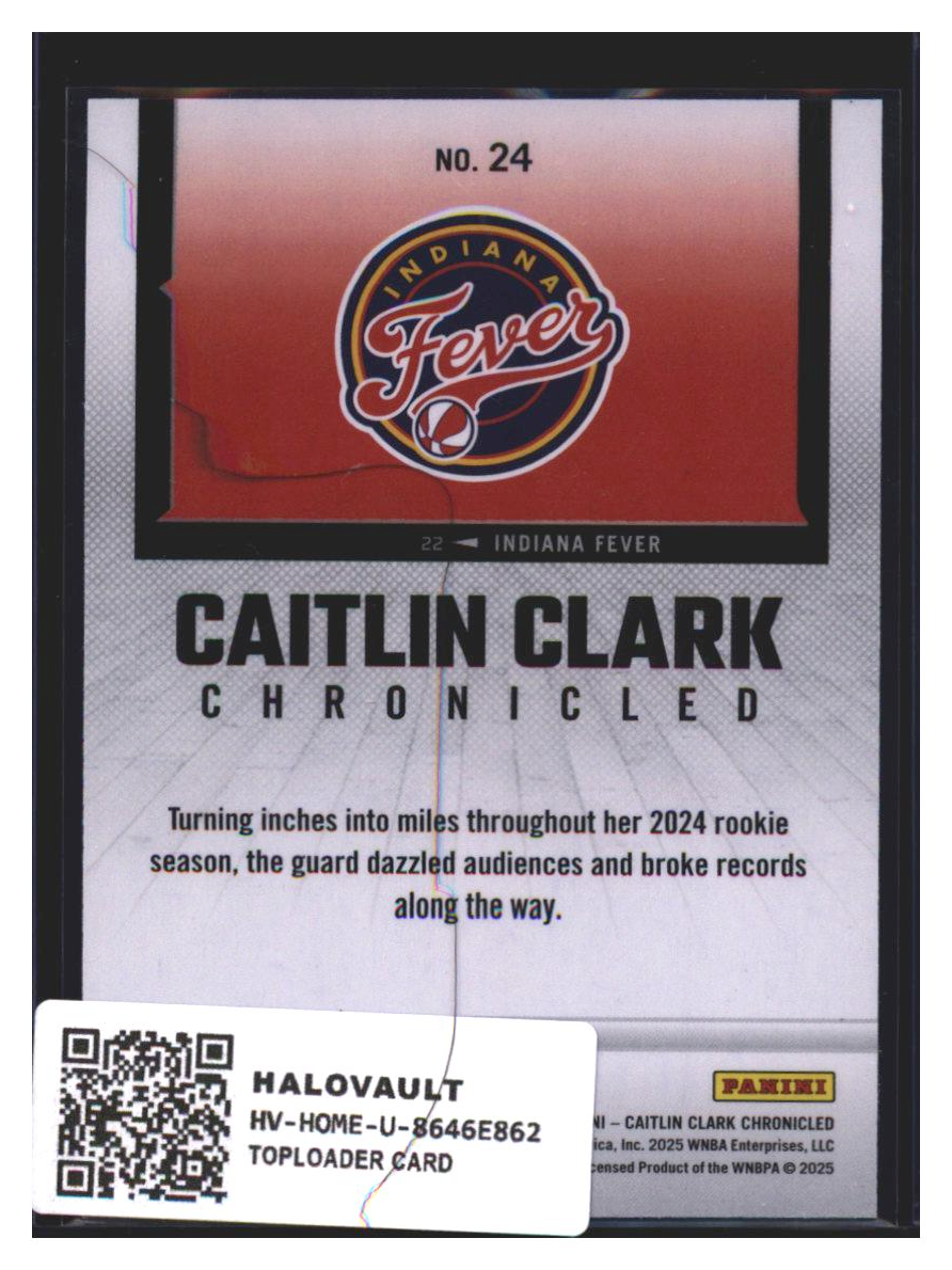 Photo 7 of Panini Panini Caitlin Clark Chronicled #24