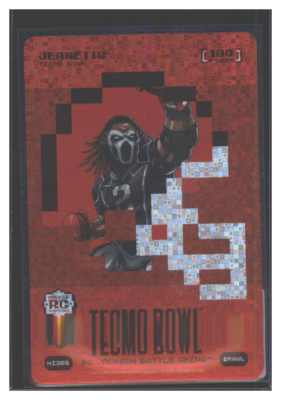 Photo 1 of 2024 Bo Jackson Battle Arena Tecmo Bowl Helmet Icon Battlefoil Jeanetic (Ashton Jeanty) #HI366
