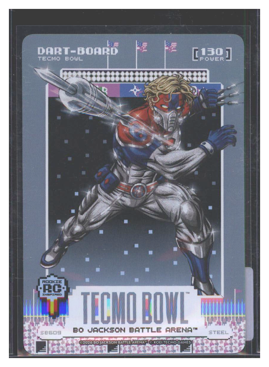 Photo 1 of 2026 Bo Jackson Battle Arena Tecmo Bowl Scoreboard Battlefoil Dart-Board (Jaxson Dart) #SB609