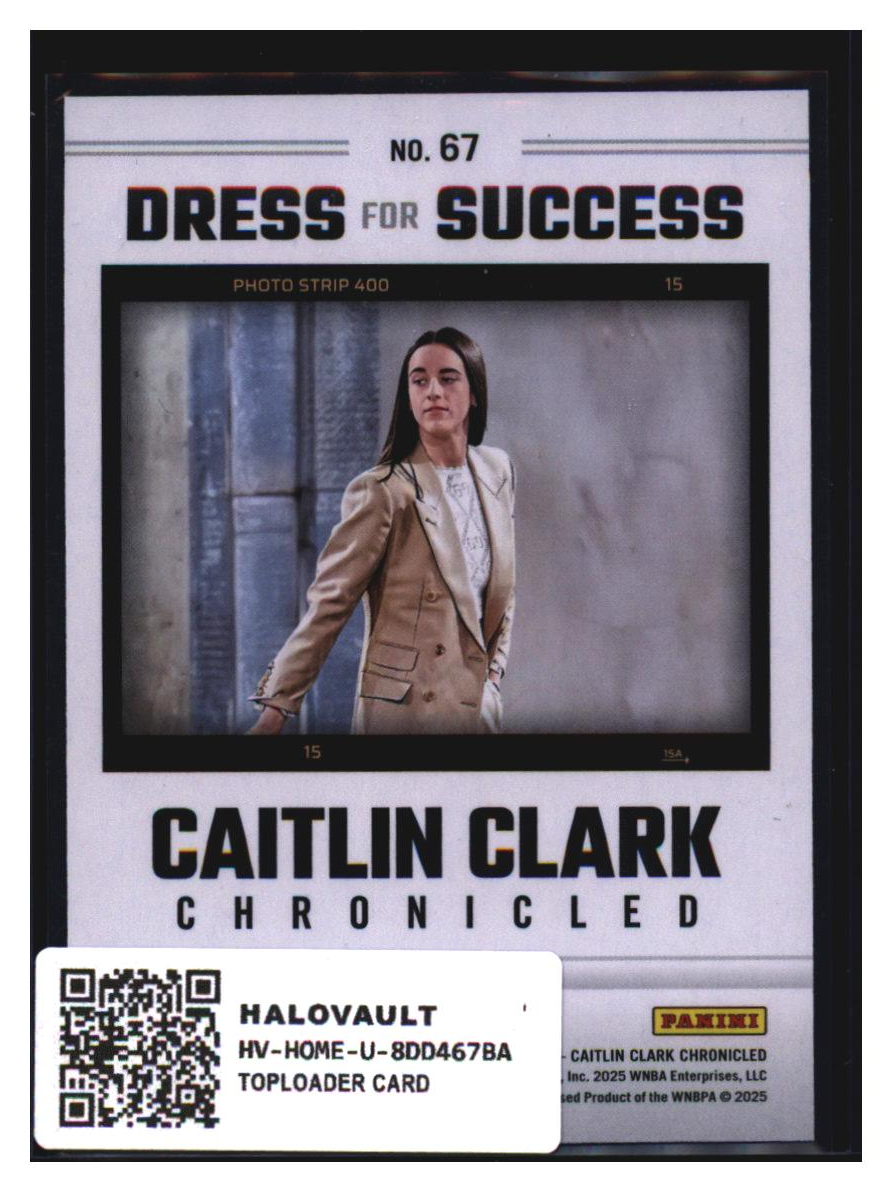 Photo 3 of 2024 Panini Caitlin Clark Chronicled Dress for Success #67