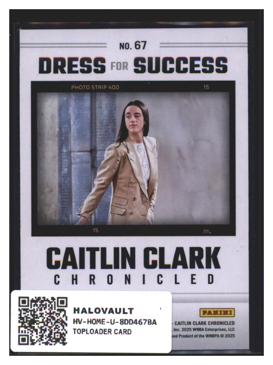 Photo 7 of 2024 Panini Caitlin Clark Chronicled Dress for Success #67