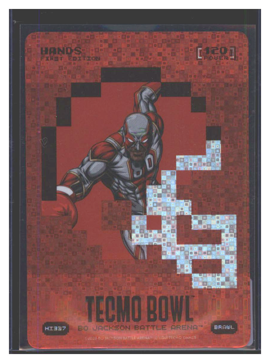 Photo 1 of 2024 Bo Jackson Battle Arena Tecmo Bowl Helmet Icon Battlefoil Hands (Jerry Rice) #HI337