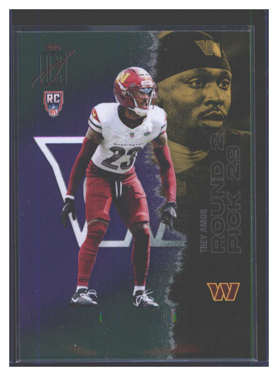 Photo 1 of 2025 Topps Signature Class Trey Amos #156