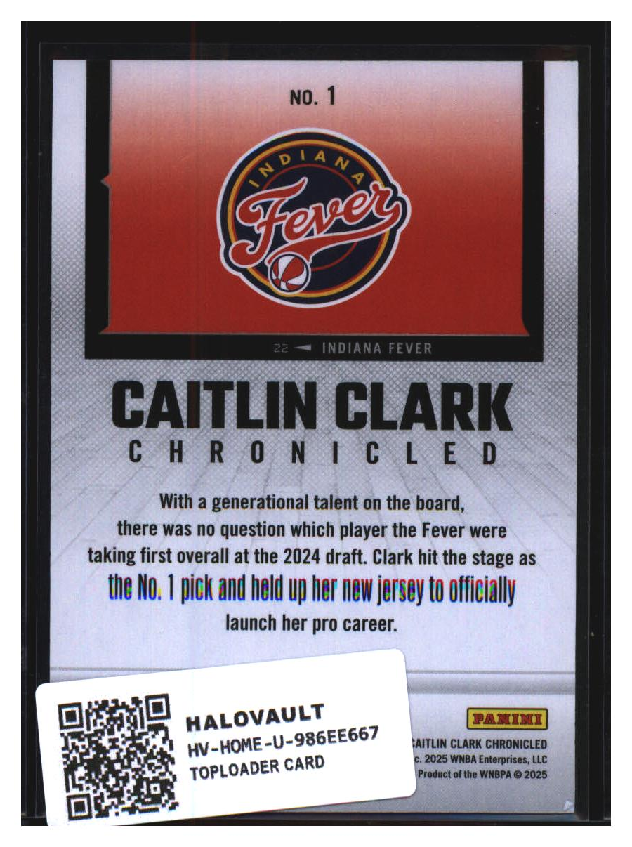 Photo 2 of 2024 Panini Chronicled Caitlin Clark #22