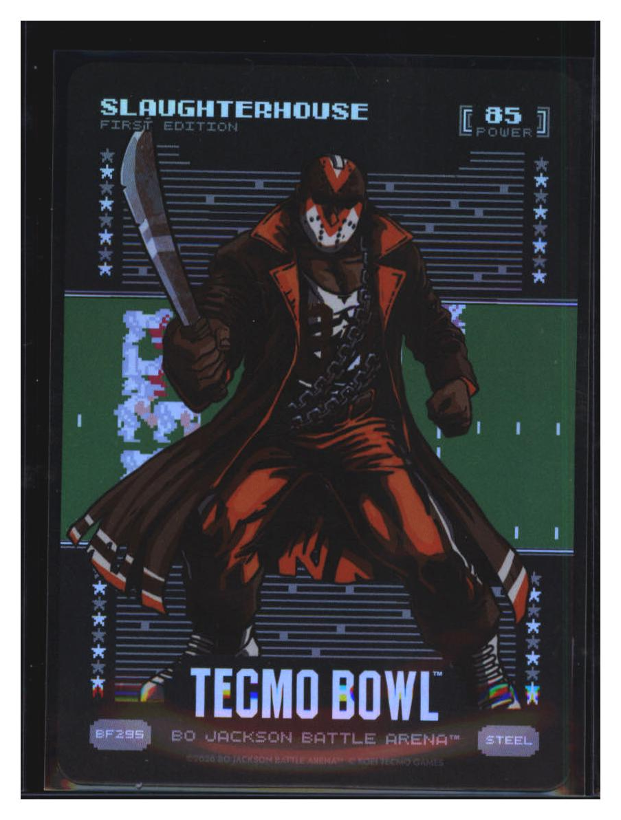 Photo 2 of 2020 Bo Jackson Battle Arena Tecmo Bowl Battlefoil Slaughterhouse (Webster Slaughter) #BF295