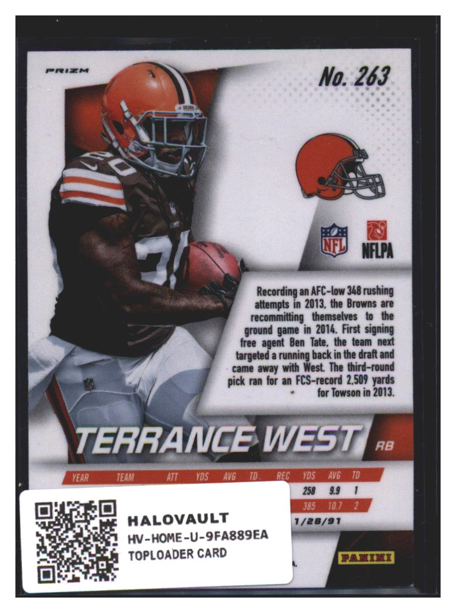 Photo 7 of Prizm Panini Prizm Football Terrance West #263